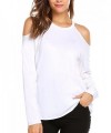 Womens Casual Sleeve Shoulder T shirt