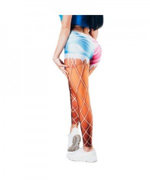 Itopfox Womens Digital Print Leggings