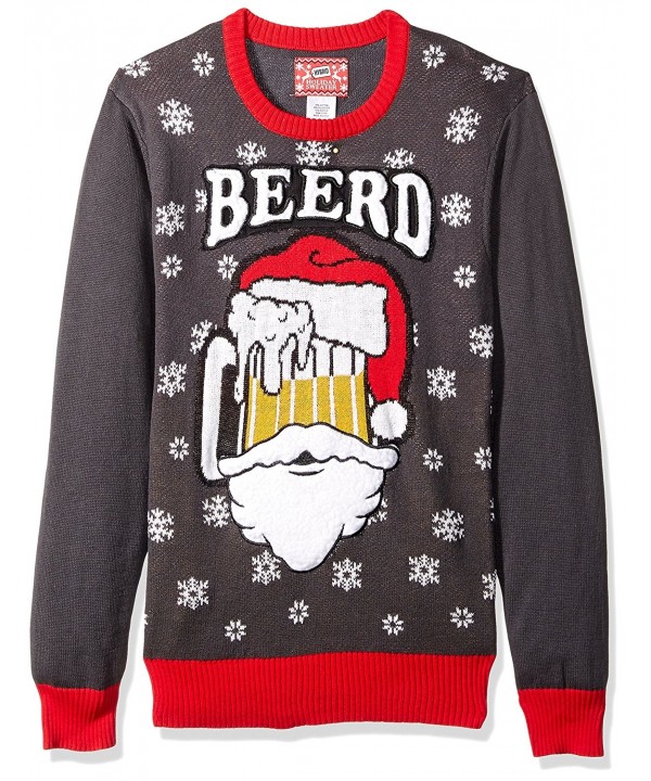 Hybrid Beerd Christmas Sweater Charcoal