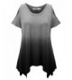 WT1093 Womens Ombre Sleeve Shoulder