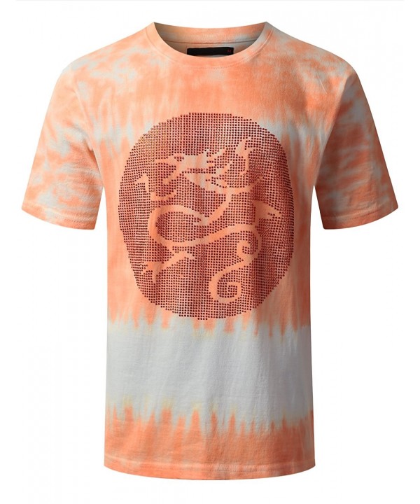 URBANCREWS Hipster Dragon Rhinestones T Shirt