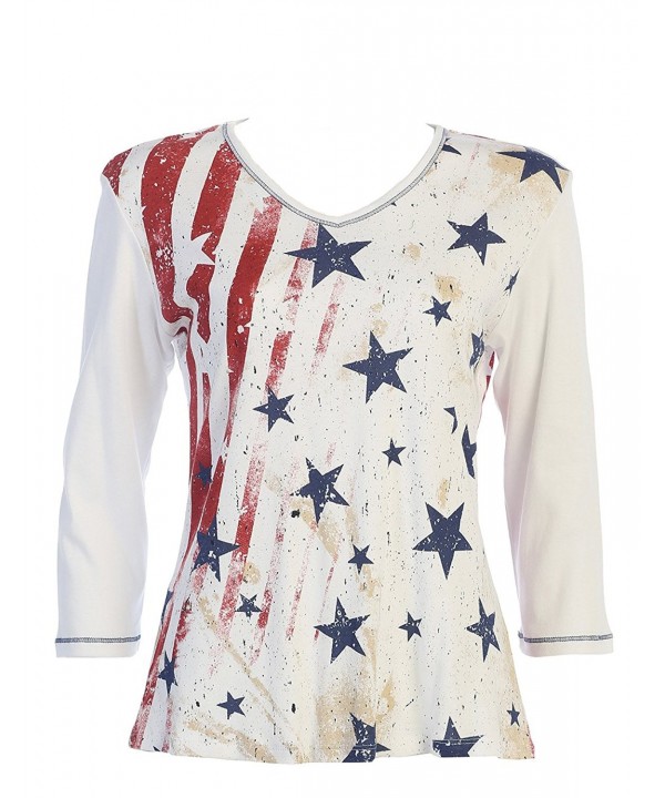 Jess Jane Stars Stripes White