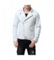 AOWOFS Leather Jacket Stylish Motorcycle