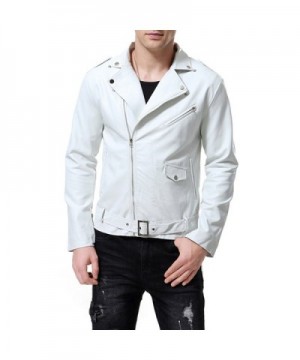 AOWOFS Leather Jacket Stylish Motorcycle