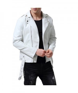 Designer Men's Faux Leather Coats for Sale