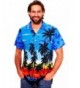 Funky Hawaiian Shirt Beach blue