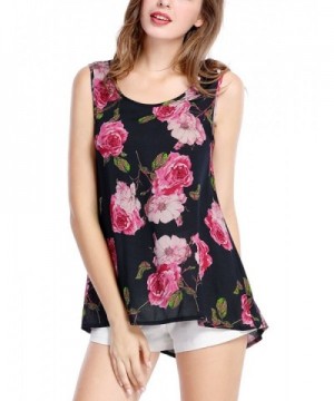 Allegra Womens Floral Prints Scoop