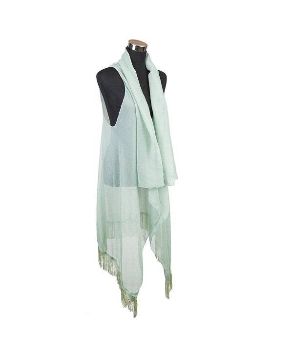 International Chiffon Tassel Kimono Layered