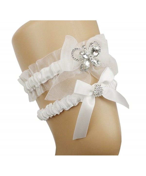 Topwon Wedding Garters Keepsake Butterfly