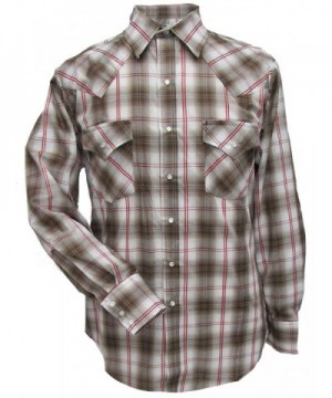 ELY CATTLEMAN Sleeve Plaid Western