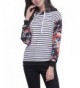 Blooming Jelly Striped Pullover Sweatsirts