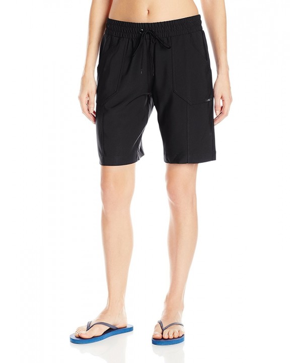 JAG Womens Solid Boardshort Black