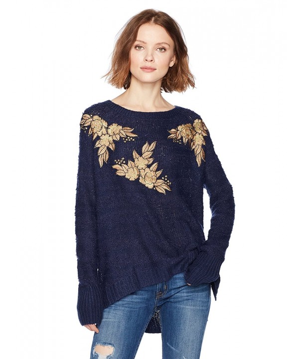 Ella Moon Applique Pullover Sweater