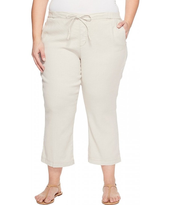 NYDJ Womens Drawstring Ankle Pants