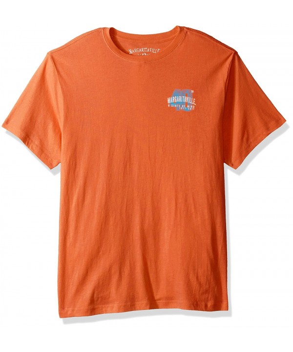 Margaritaville Sleeve Anniversary T Shirt Mandarin