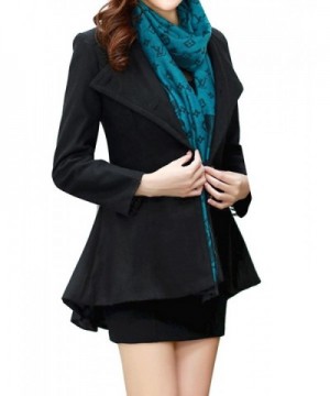 GRAPENT Womens Casual Asymmetrical Blazer