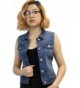 Reveal Womens Classic Denim Vest