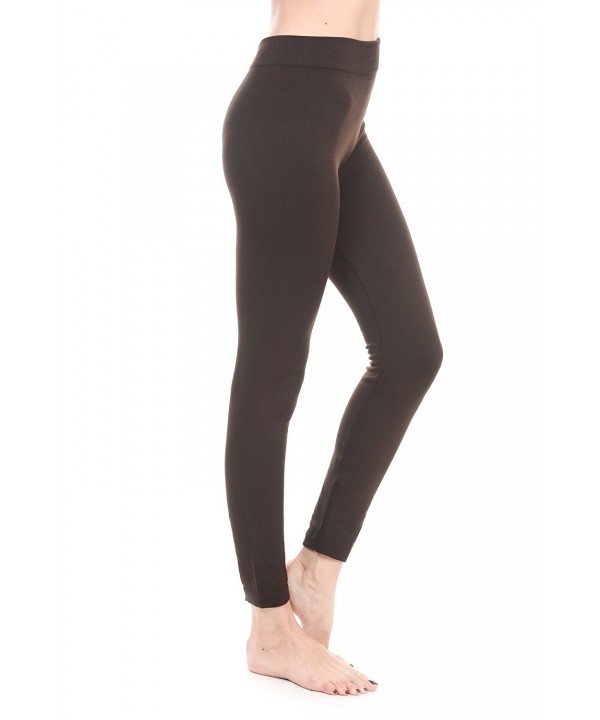 YourStyle Fleece Lined Leggings Coffee