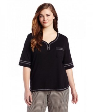 Karen Neuburger Womens Plus Size Henley