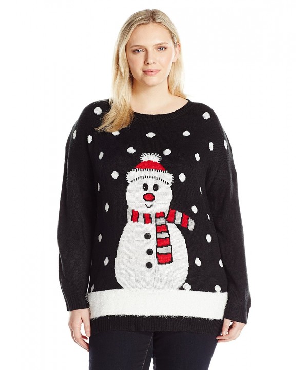 women's plus christmas sweaters