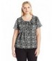 Notations Womens Printed Pullover Walltown