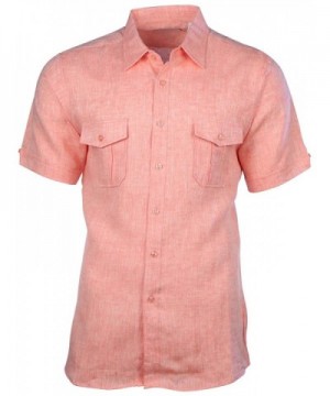 Mojito Collection 2 Pocket Sleeve Shirt Orange Medium