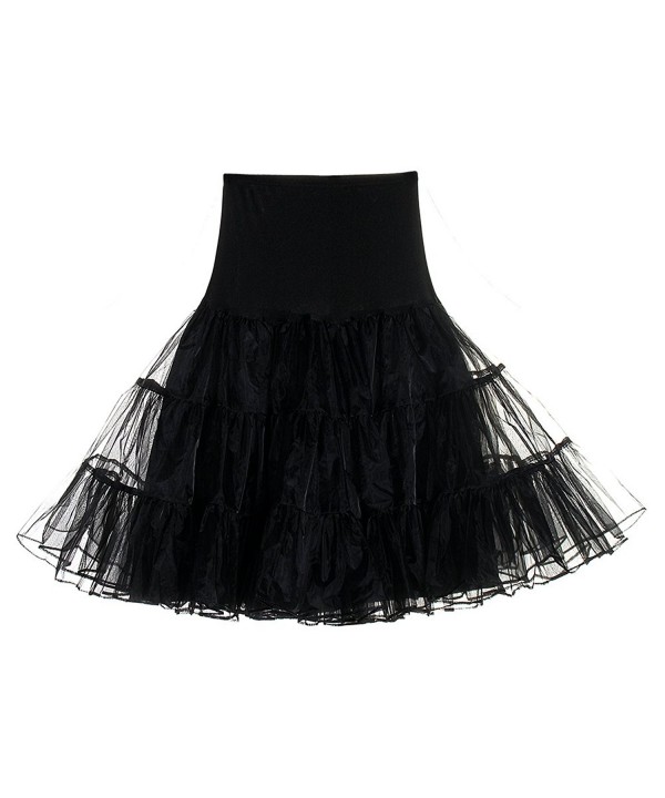 Women's Vintage 1950 Rockabilly Jupons Petticoat Tutu Swing Tulle ...