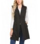 Mofavor Womens Breasted Sleeveless Cardigan