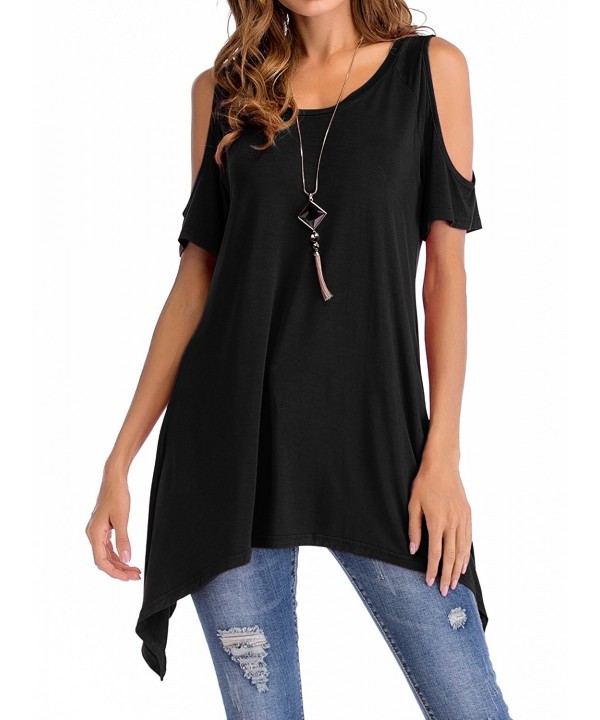 Womens Shoulder Sleeve T Shirt 2X Large