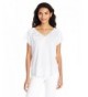 NYDJ Womens Optic White Large