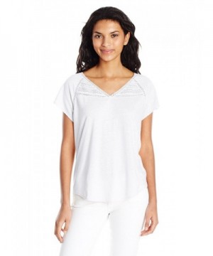 NYDJ Womens Optic White Large