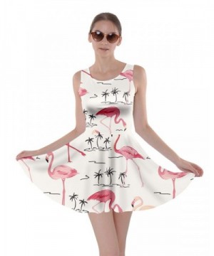 CowCow Colorful Flamingo Pattern White L