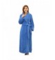 Hellomamma Womens Microfiber Bathrobe 1516Blue