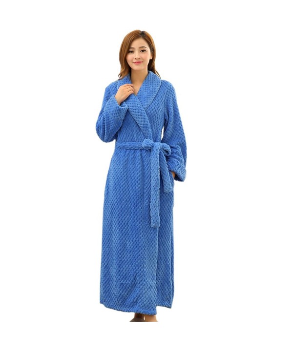 Hellomamma Womens Microfiber Bathrobe 1516Blue