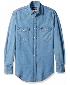 Wrangler Mens Motorcycle Denim Shirt