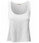 Basic Gauze Sleeveless Tank White