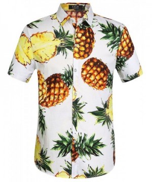 SSLR Pineapple Button Hawaiian Sleeve