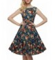 Babyonline Floral Printed Hepburn Dresses