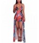 Womens Bodycon Floral Romper Dress