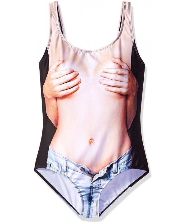 Faux Real Womens Novelty Swimsuit
