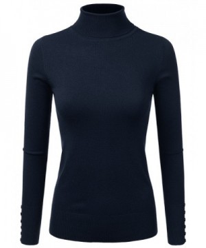 DRESSIS Stretchy Knitted Turtleneck Sweater