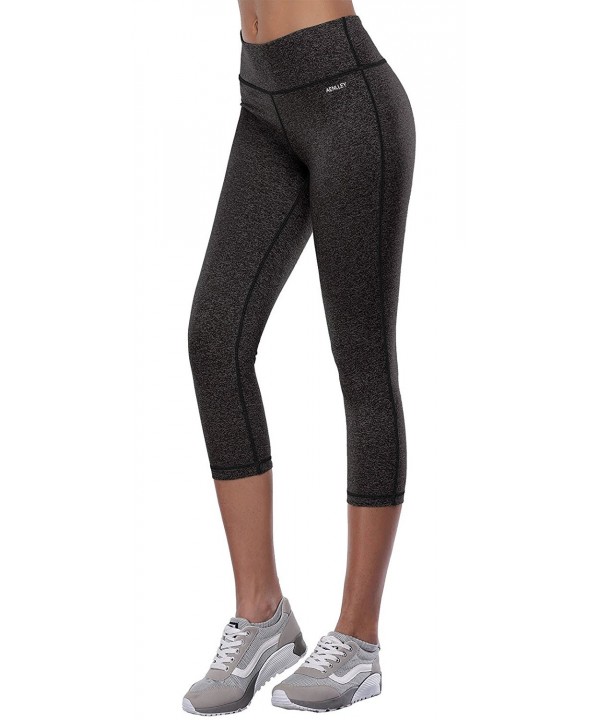 Women's Activewear Yoga Pants High Rise Slim Fit Tights Cropped Ca's ...