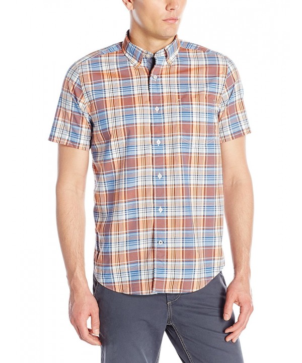 Nautica Plaid Short Sleeve Shirt Fireside