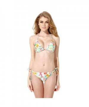 OFTEN Floral Triangle Swimsuits Swimwear