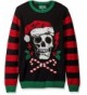 Ugly Christmas Sweater Light up Santa Scull