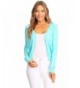 Womans V Neck Cardigan Sweater Small