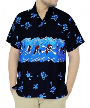 Men Aloha Hawaiian Shirt Short Sleeve Button Down Beach Halloween Party ...