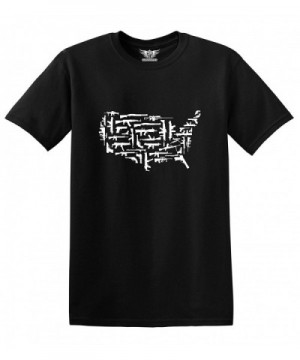 GunShowTees Nation Shirt Small Black