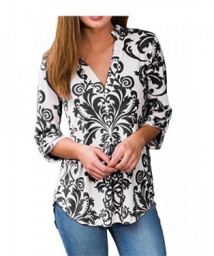 ETCYY Womens Casual Cuffed Sleeve