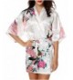 Plumsika Womens Peacock Blossoms Nightwear